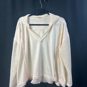 POL Cream Hooded Women's T